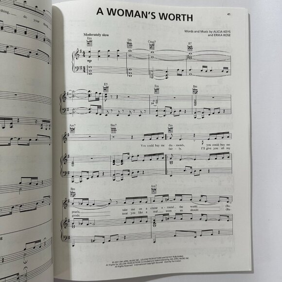 3/$20 Hal Leonard | Alicia Keys 'Songs in A minor' Songbook/ Sheet Music 2001 - Picture 6 of 8